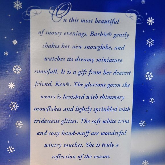 1999 Special Edition Snow Sensation Barbie (NEW IN BOX) Collectible Barbie Doll - Picture 2 of 7